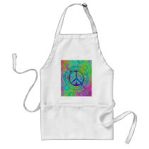 Psychadelic Peace Sign Aprons