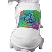 Psychadelic Peace Sign pet clothing by Rave_On Psychadelic Peace Sign pet clothing