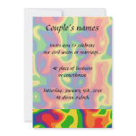 Psychadelic rainbow all+occasion custom announcement