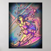 Psychadelic Shooting Star Posters