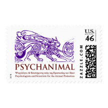 psychanimal postage stamps