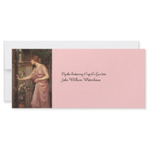 Psyche Entering Cupid's Garden Custom Rack Card
