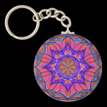 psyche flower keychains