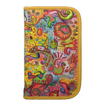 Psychedelic Abstract Art Rickshaw Folio Folio Planner