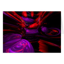 Psychedelic Abstract Card