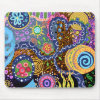 Psychedelic abstract pattern mousepad mousepad