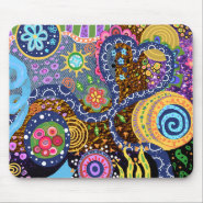 Psychedelic abstract pattern mousepad mousepad
