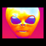Psychedelic Alien posters