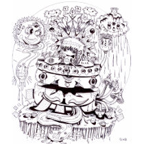 Psychedelic Art Tee #1 t-shirts