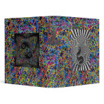 Psychedelic Art Yin Yang Snake Binder