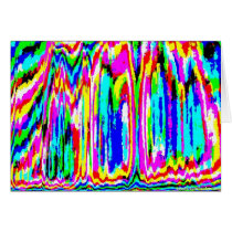 Psychedelic Aurora Sg Aurora A 3D Bitplane 50 Greeting Cards