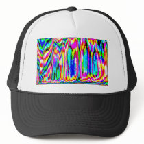 Psychedelic Aurora Sg Aurora A 3D Bitplane 50 Mesh Hat