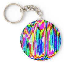 Psychedelic Aurora Sg Aurora A 3D Bitplane 50 Keychain