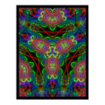 Psychedelic BlackLiTe Inspirations Poster