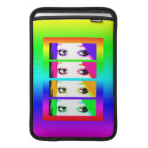 Psychedelic Bright Eyes MacBook Air Sleeve