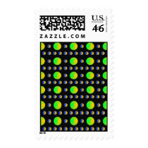Psychedelic Bubbles Postage Stamp