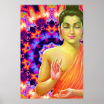 Psychedelic Buddha Print