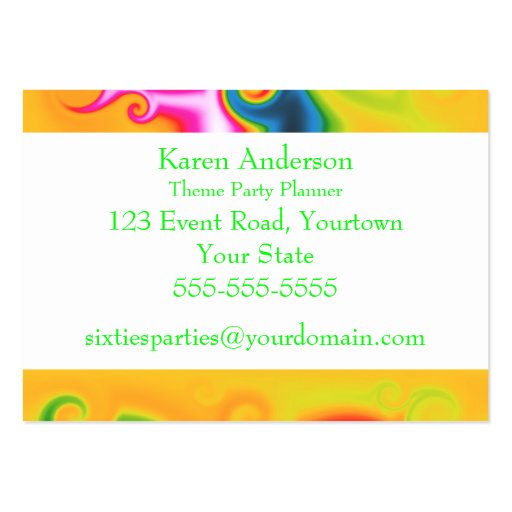 Psychedelic Business Card (back side)