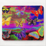 psychedelic Butterflies  Mousepad