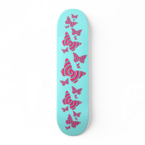 Psychedelic Butterflies Skateboard