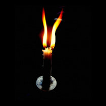 PSYCHEDELIC CANDLE FLAME posters