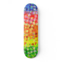 Psychedelic Color Dots: Custom Skateboard by spiritswitchboard Psychedelic Color Dots: Custom Skateboard