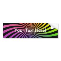 Psychedelic Color Spiral: bumper stickers by spiritswitchboard Psychedelic Color Spiral: bumper stickers