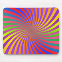Psychedelic Color Spiral: mousepads by spiritswitchboard Psychedelic Color Spiral: mousepads
