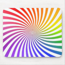 Psychedelic Color Spiral: mousepads by spiritswitchboard Psychedelic Color Spiral: mousepads