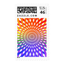 Psychedelic Color Spiral: postage by spiritswitchboard Psychedelic Color Spiral: postage