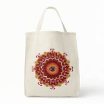 Psychedelic Cosmic Eye Mandala Bag