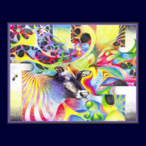 Psychedelic Cow posters