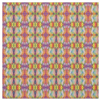 Psychedelic Design Fabric
