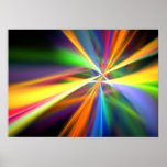 Psychedelic Firework Poster