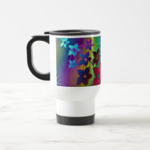 Psychedelic Floral Mugs