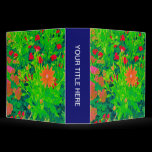 Psychedelic Flower Bed binders