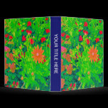 Psychedelic Flower Bed binders