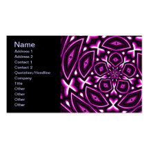 Psychedelic Flower Business Cards