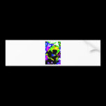 Psychedelic Flower Photo bumper stickers