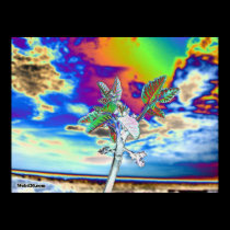 psychedelic flower posters