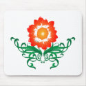 Psychedelic Flower: Vector Drawing: mousepads by spiritswitchboard Psychedelic Flower: Vector Drawing: mousepads