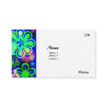 PSYCHEDELIC FLOWERS BUSINESS CARDS - CALLING CARDS