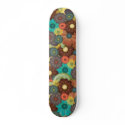 Psychedelic Flowers skateboard