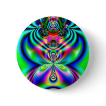 Psychedelic Flutterby buttons by sunraharmonic Psychedelic Flutterby buttons