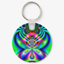 Psychedelic Flutterby keychains