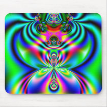 Psychedelic Flutterby mousepads