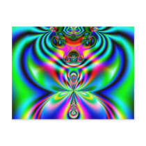 Psychedelic Flutterby postcards