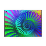 Psychedelic Fractal Blue Pattern Case For iPad Mini