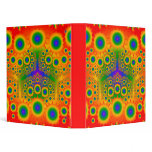 Psychedelic Fractal Design: Custom Binder