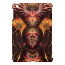 Psychedelic Fractal Mushrooms iPad Mini Case